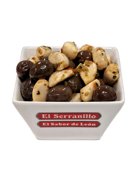 Ajitos con aceituna machacada