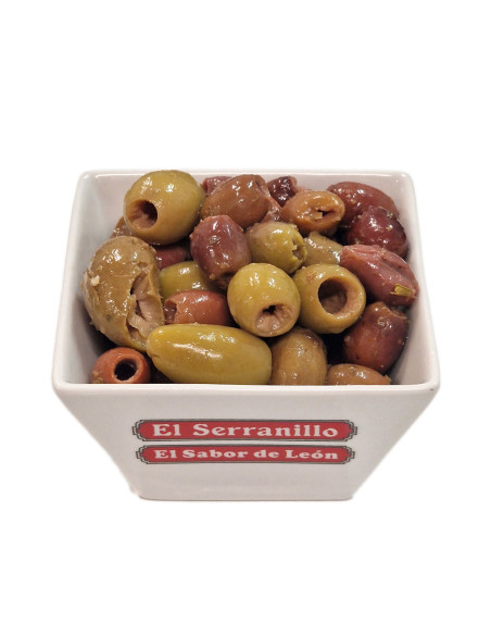 Cocktail aceitunas deshuesadas italianas