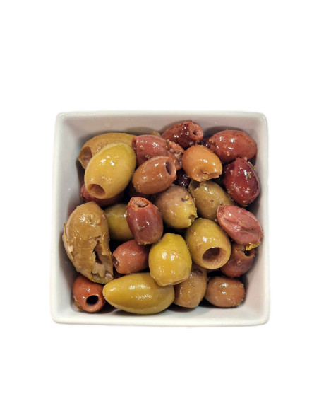 Cocktail aceitunas deshuesadas italianas