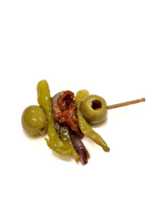 Gilda tomate seco y anchoa