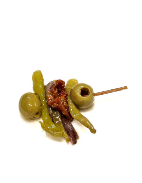 Gilda tomate seco y anchoa
